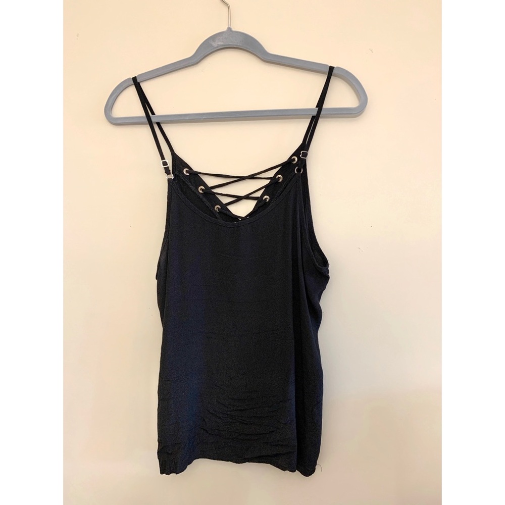 Lace Up Tank Top